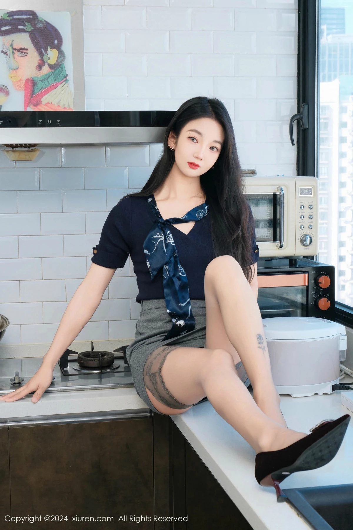 Xgyw.Org_XiuRen第9580期_模特希恬儿性感红色情趣护士服配白丝袜秀曼妙身姿撩人诱惑写真66P