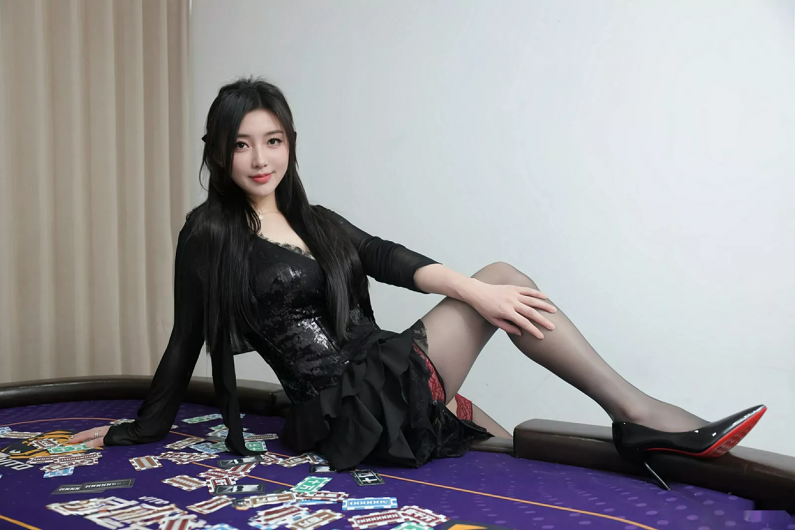 Xgyw.Org_[XiuRen秀人网]No.10592_模特苏一诺性感黑色情趣内衣配黑丝吊袜秀曼妙身姿惹火诱惑写真80P
