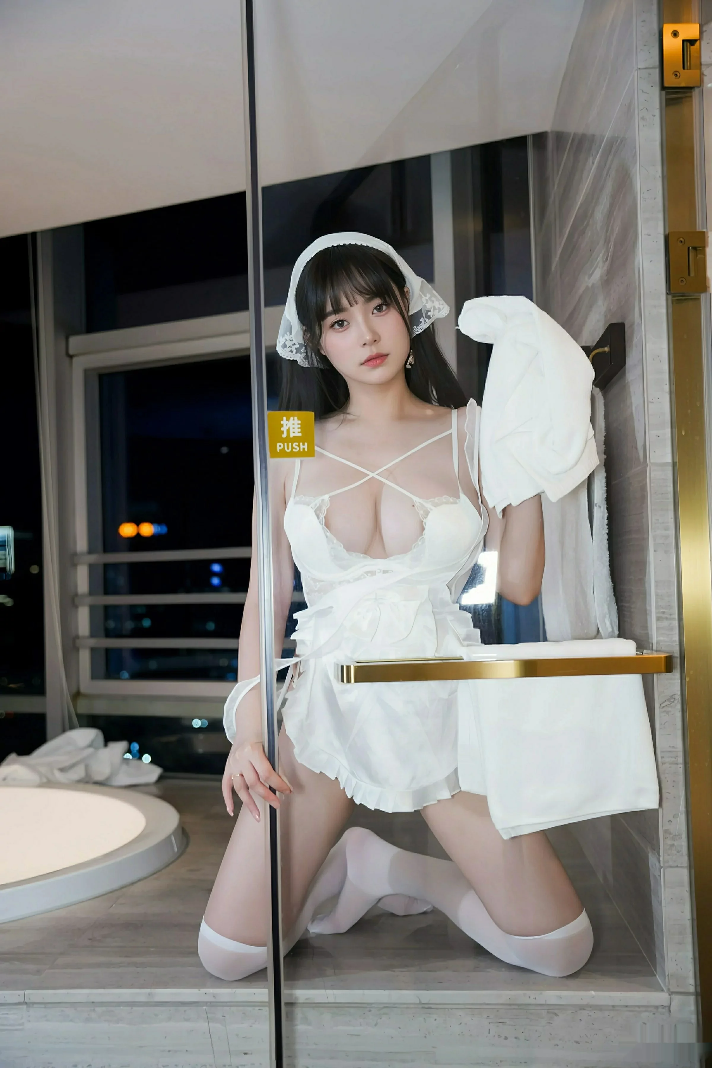 Xgyw.Org_[XiuRen秀人网]No.10631_模特软情性感白色女仆服饰配白色丝袜秀曼妙身姿迷人诱惑写真78P