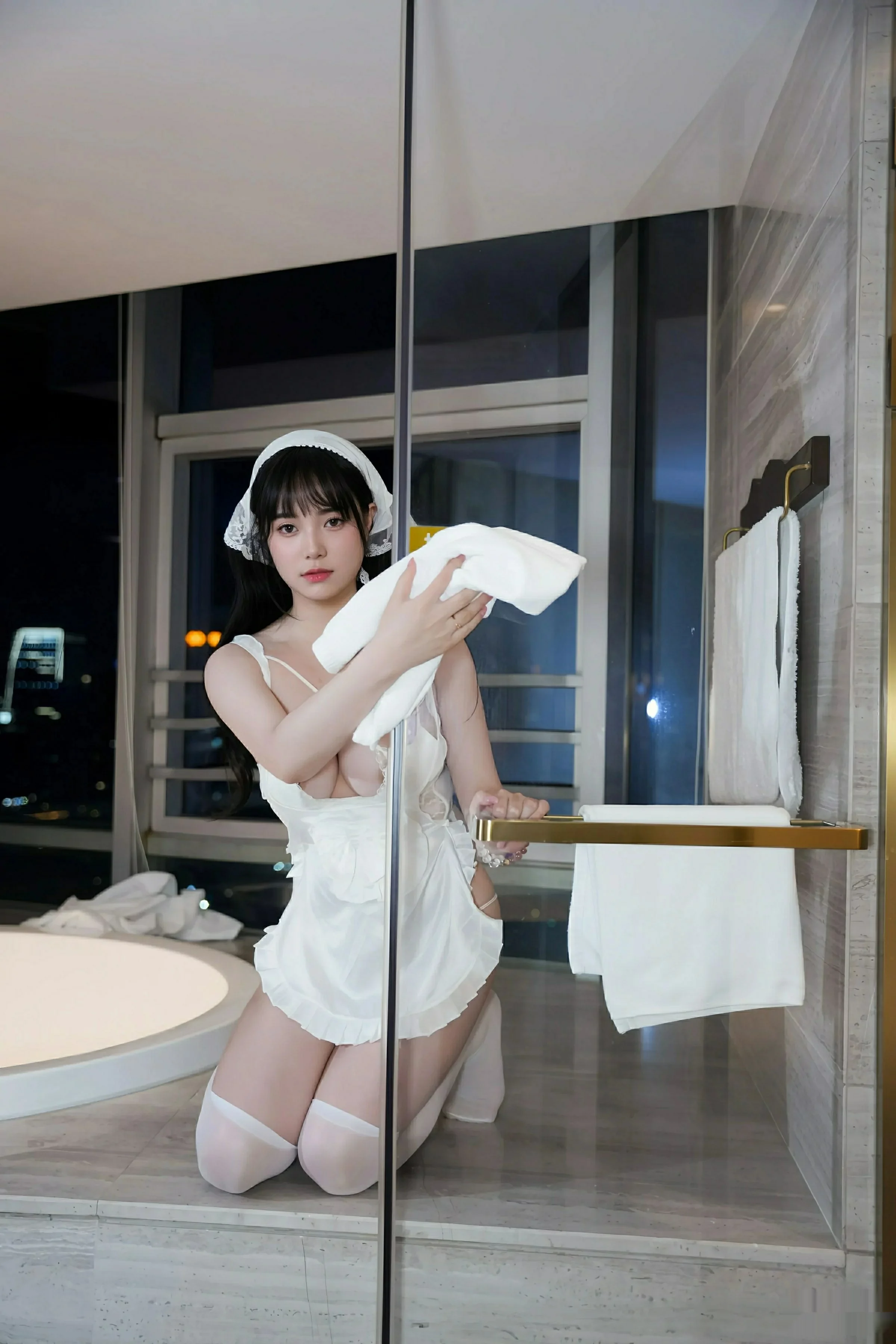 Xgyw.Org_[XiuRen秀人网]No.10631_模特软情性感白色女仆服饰配白色丝袜秀曼妙身姿迷人诱惑写真78P