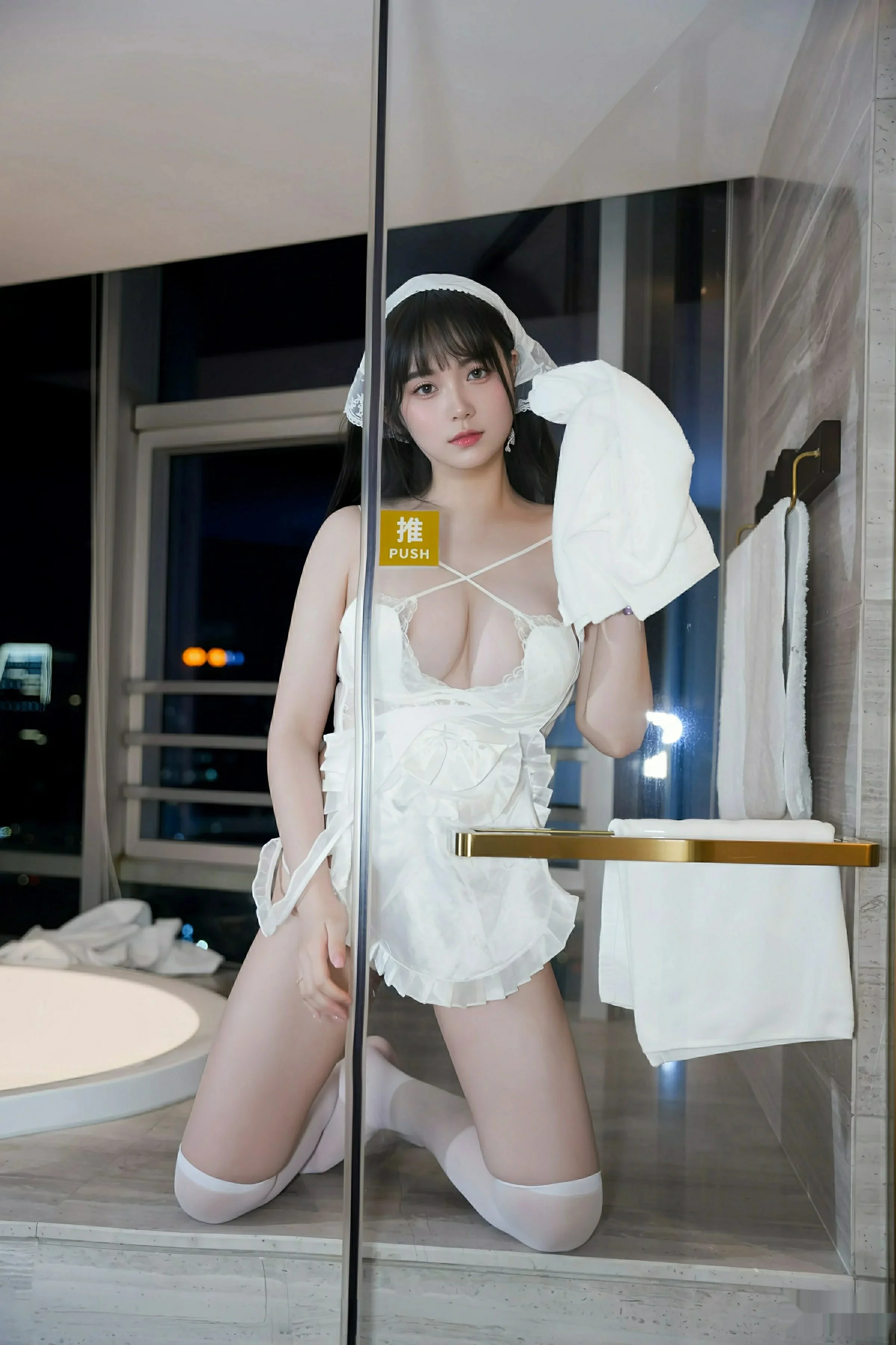Xgyw.Org_[XiuRen秀人网]No.10631_模特软情性感白色女仆服饰配白色丝袜秀曼妙身姿迷人诱惑写真78P