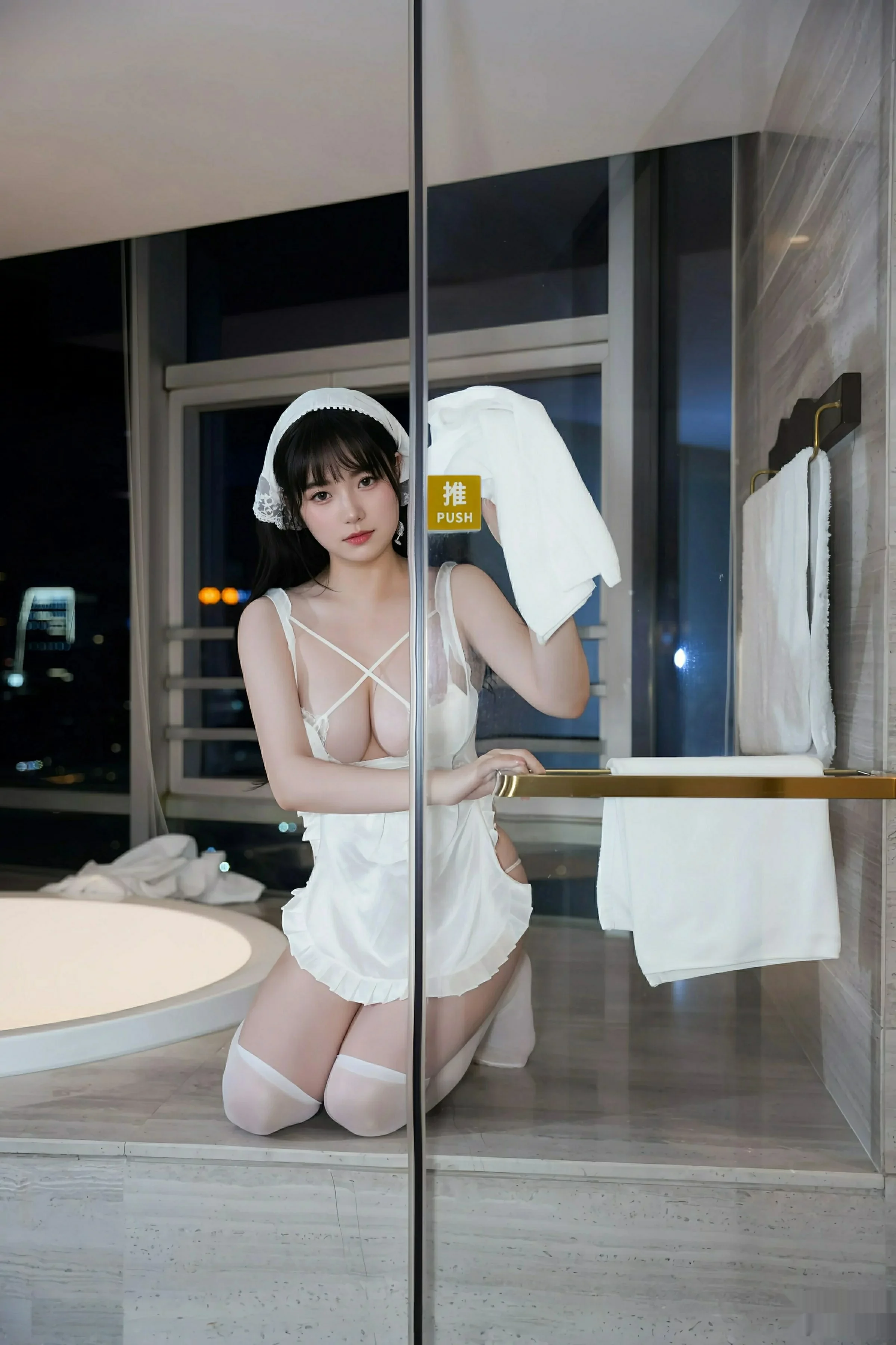 Xgyw.Org_[XiuRen秀人网]No.10631_模特软情性感白色女仆服饰配白色丝袜秀曼妙身姿迷人诱惑写真78P