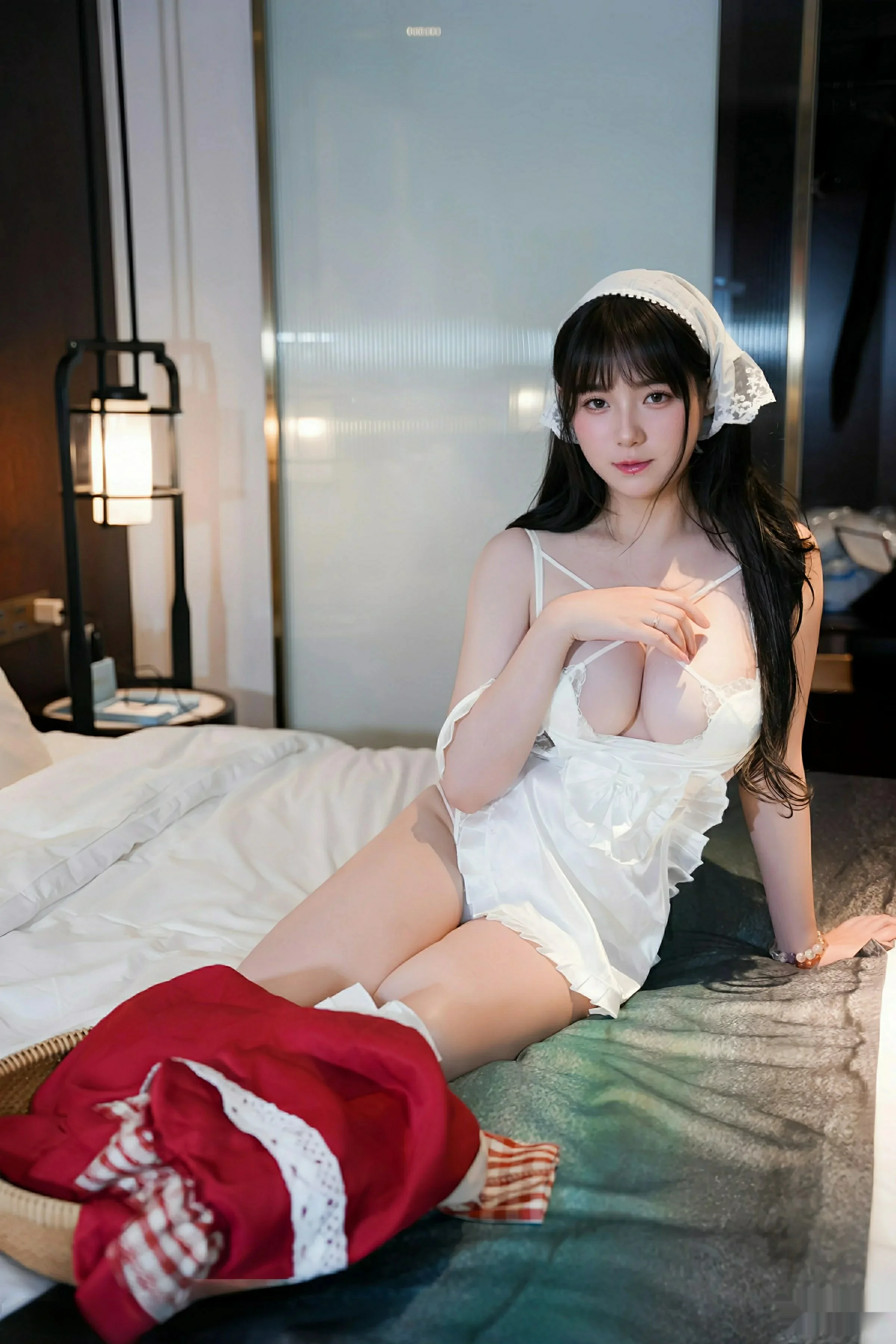 Xgyw.Org_[XiuRen秀人网]No.10631_模特软情性感白色女仆服饰配白色丝袜秀曼妙身姿迷人诱惑写真78P