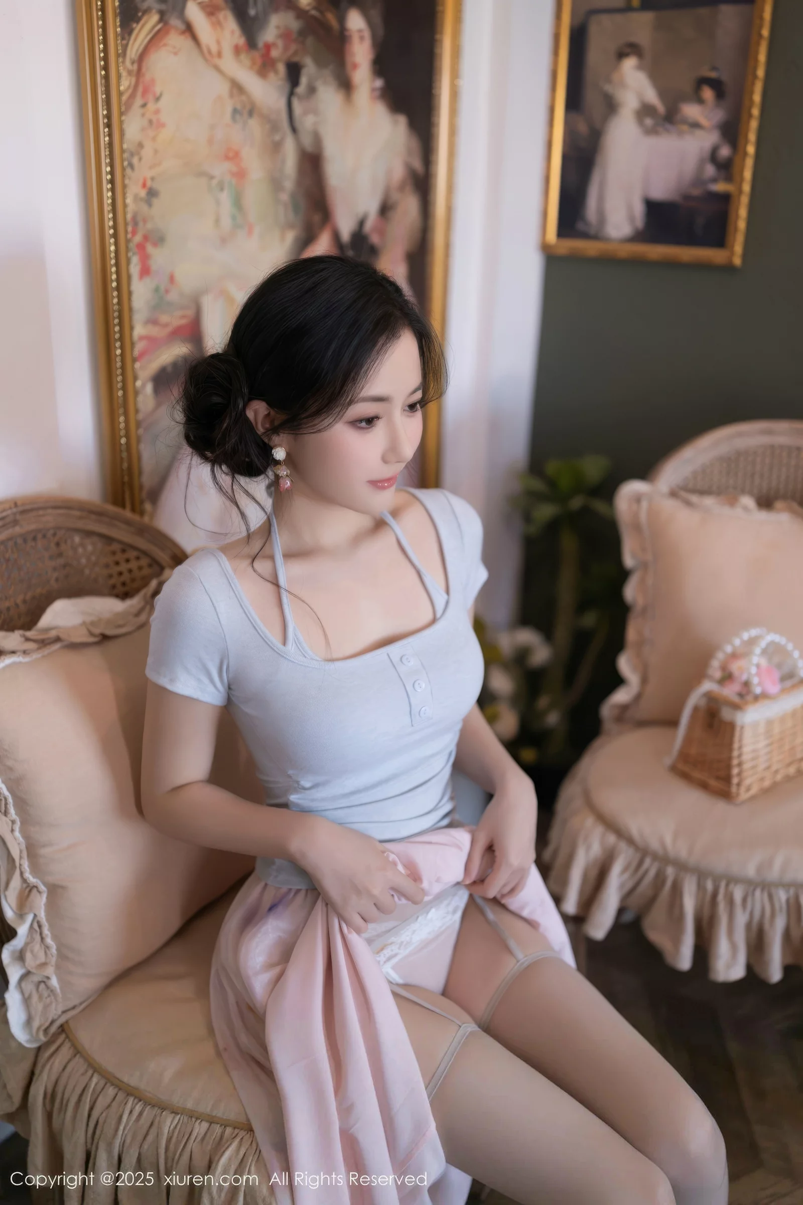 Xgyw.Org_[XiuRen秀人网]No.10656_模特鱼子酱Fish性感粉色薄纱裙露开档肉丝秀曼妙身姿诱惑写真80P