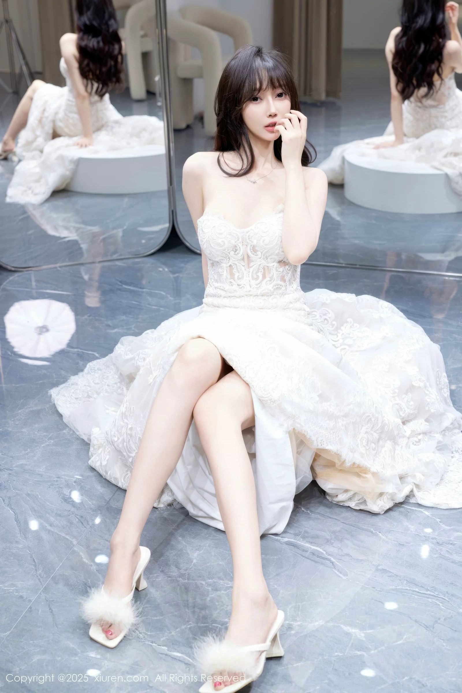 Xgyw.Org_[XiuRen秀人网]No.10663_模特玥儿玥er私房性感白色婚纱礼裙秀完美身材迷人诱惑写真58P