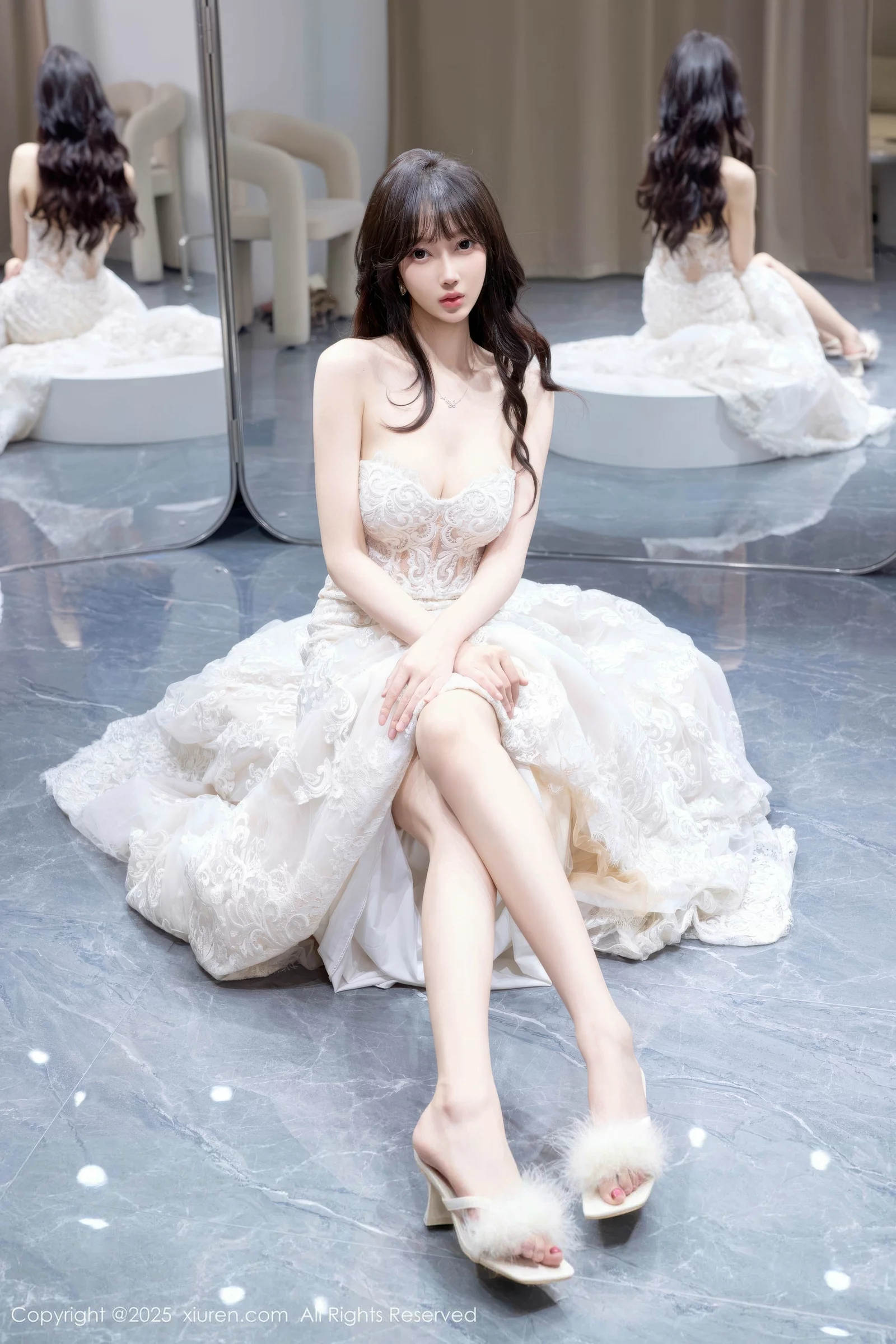 Xgyw.Org_[XiuRen秀人网]No.10663_模特玥儿玥er私房性感白色婚纱礼裙秀完美身材迷人诱惑写真58P