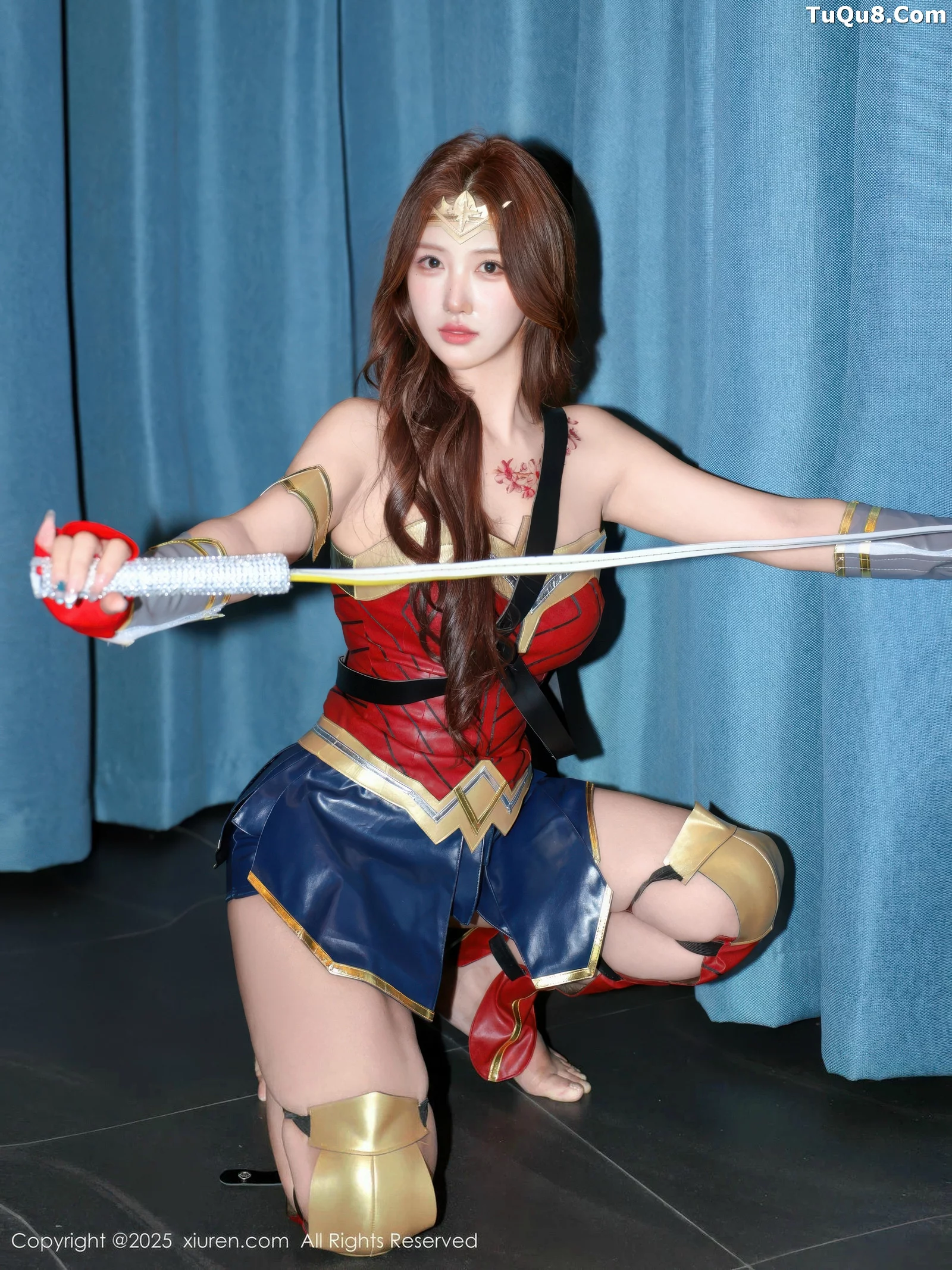 Xgyw.Org_[XiuRen秀人网]No.10710_模特金允希Yuki性感Cos神奇女侠服饰秀完美身材迷人诱惑写真80P