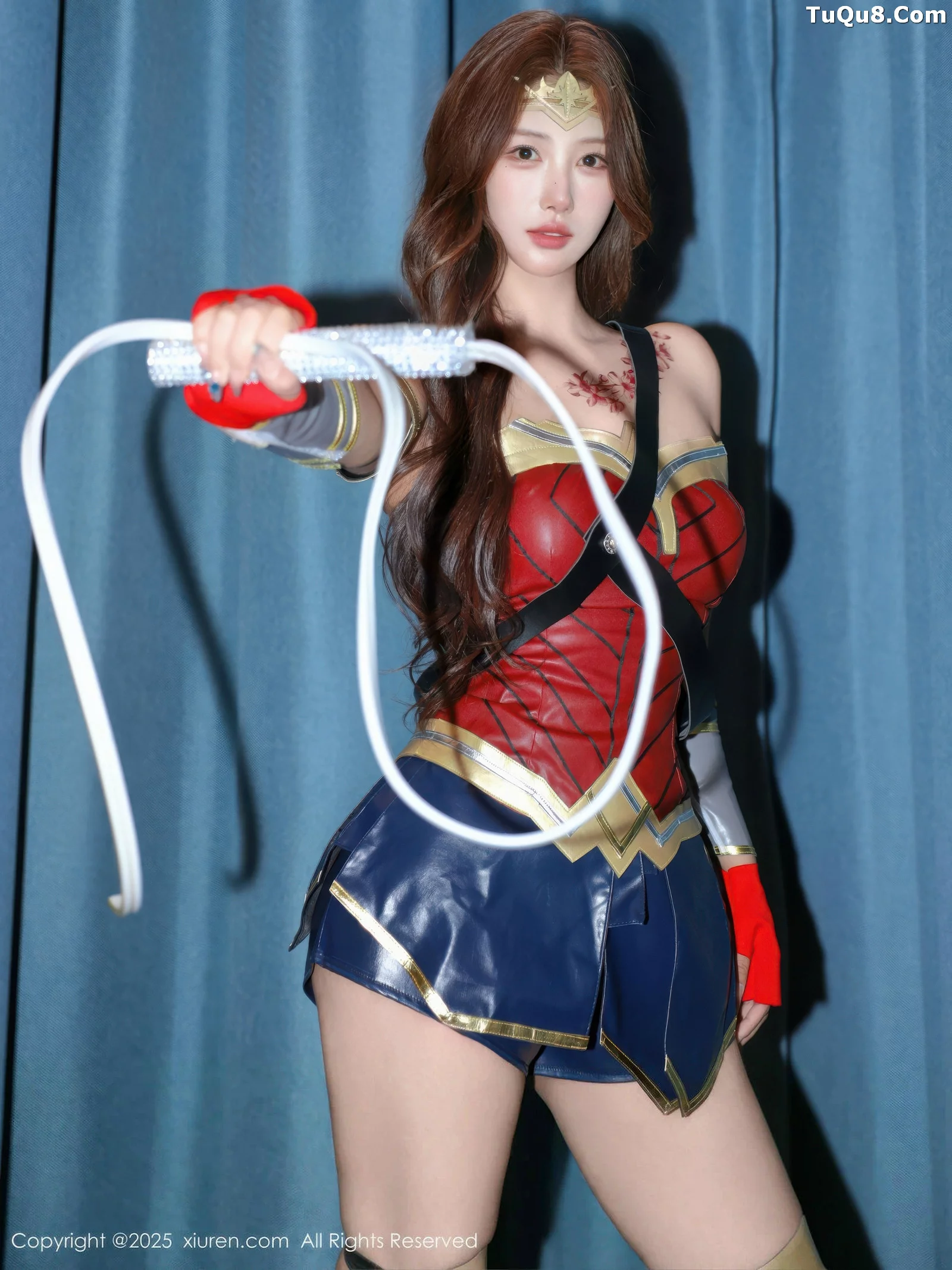 Xgyw.Org_[XiuRen秀人网]No.10710_模特金允希Yuki性感Cos神奇女侠服饰秀完美身材迷人诱惑写真80P