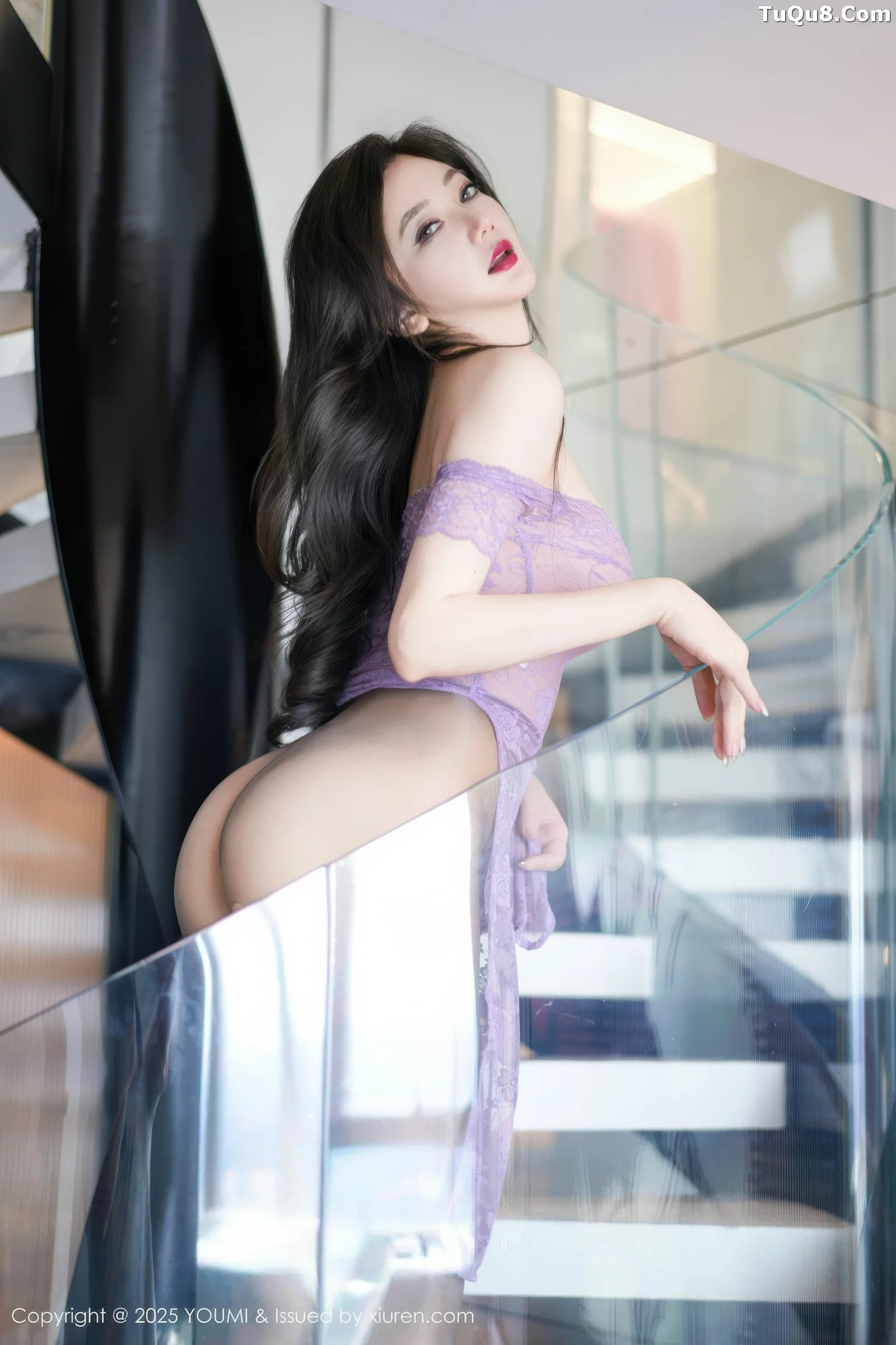 Xgyw.Org_[YouMi尤蜜荟]Vol.1162_女神心妍小公主性感紫色情趣服饰配超薄黑丝秀丰满身材诱惑写真60P