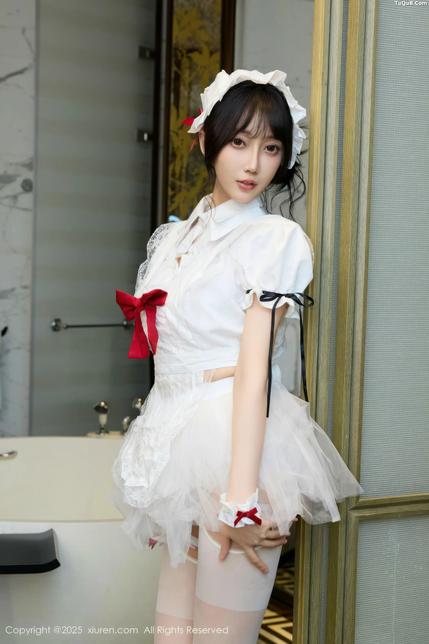 Xgyw.Org_[XiuRen秀人网]No.10827_模特玥儿玥er性感萝莉女仆装配白丝吊袜秀完美身材迷人诱惑写真64P