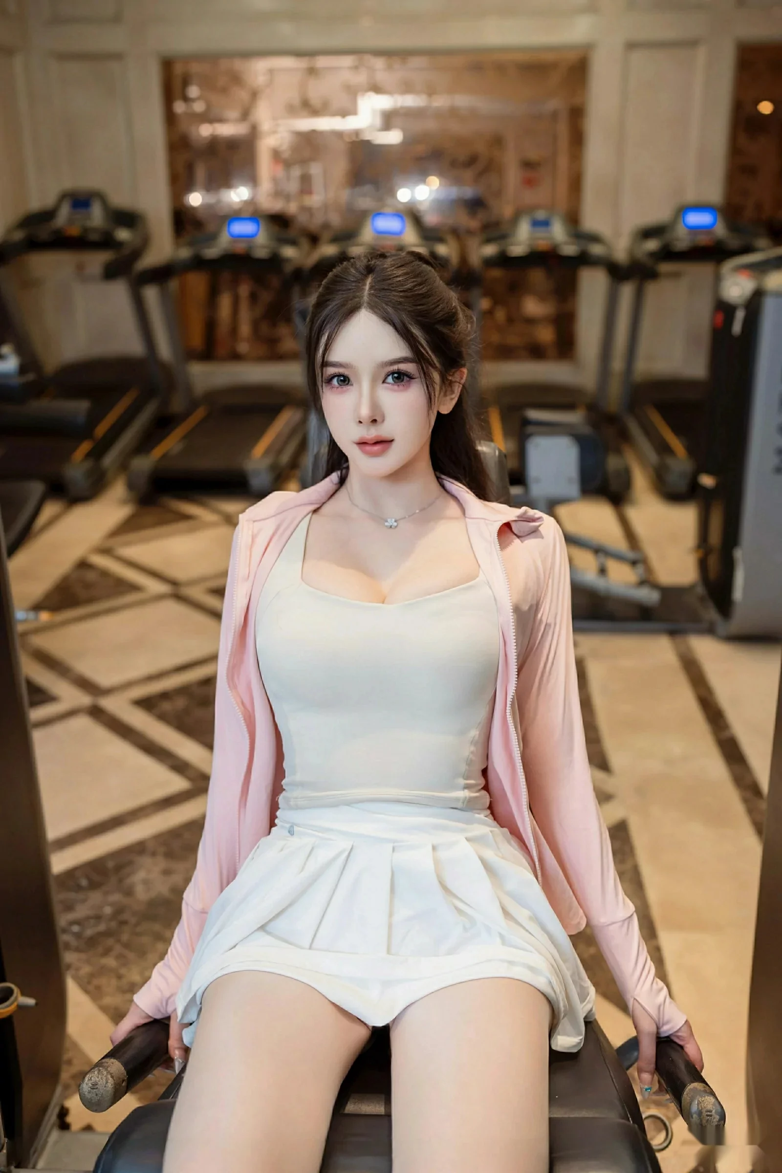 Xgyw.Org_[XINGYAN星颜社]VOL.408_模特合集女神李丽莎健身房性感服饰秀丰满身材惹火诱惑写真65P