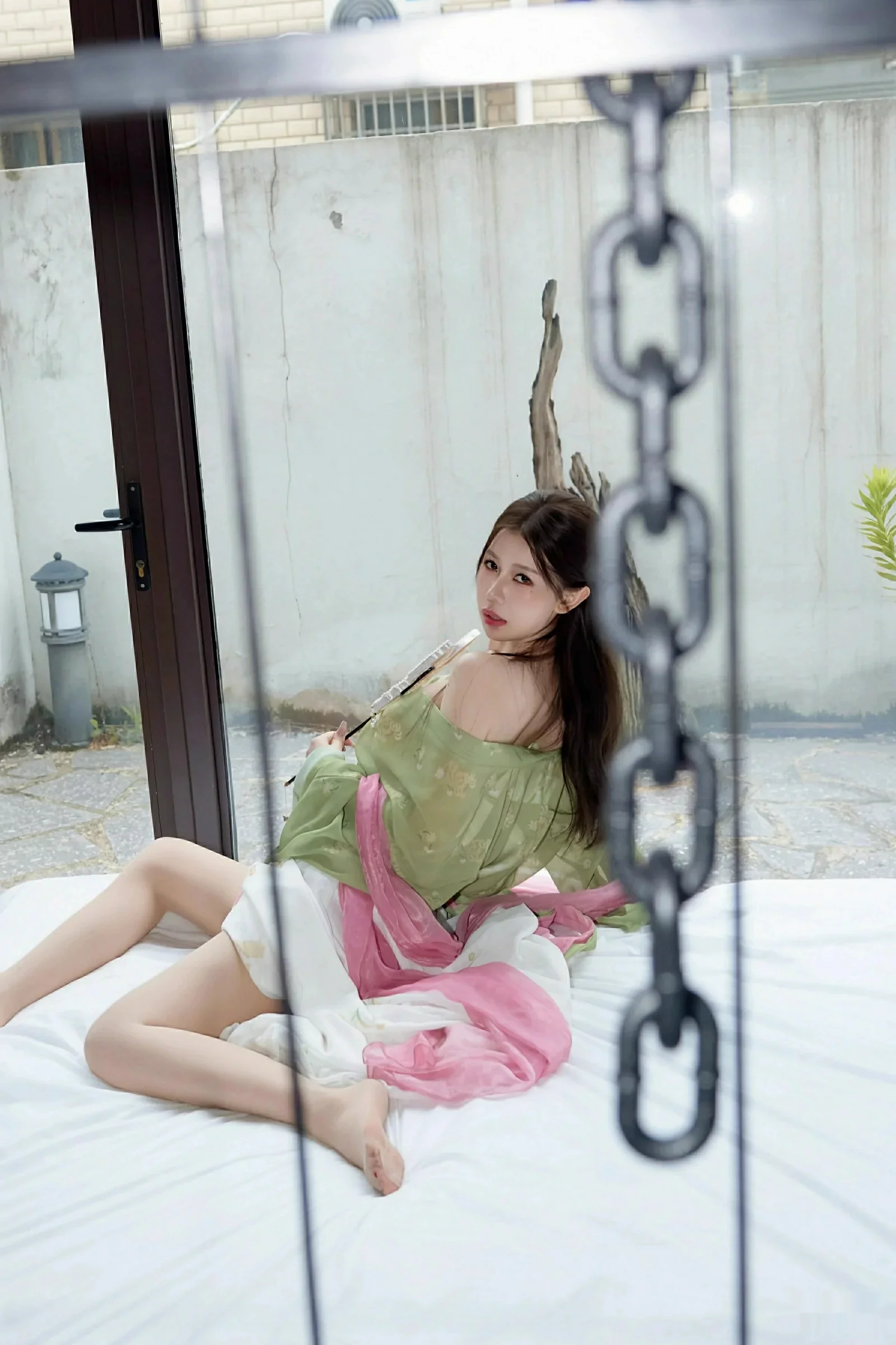 Xgyw.Org_[XiuRen秀人网]No.10834_模特尹甜甜sunny性感薄纱汉服装扮配超薄肉丝秀完美身材诱惑写真83P