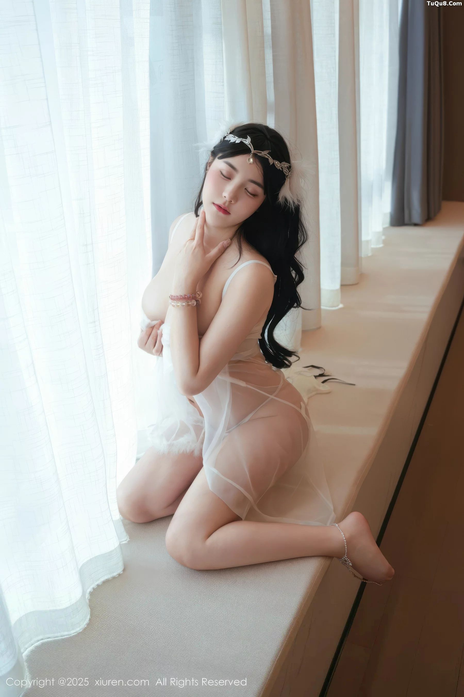 Xgyw.Org_[XiuRen秀人网]No.10923_模特软情性感白色薄纱露绒毛情趣内衣秀曼妙身姿惹火诱惑写真63P
