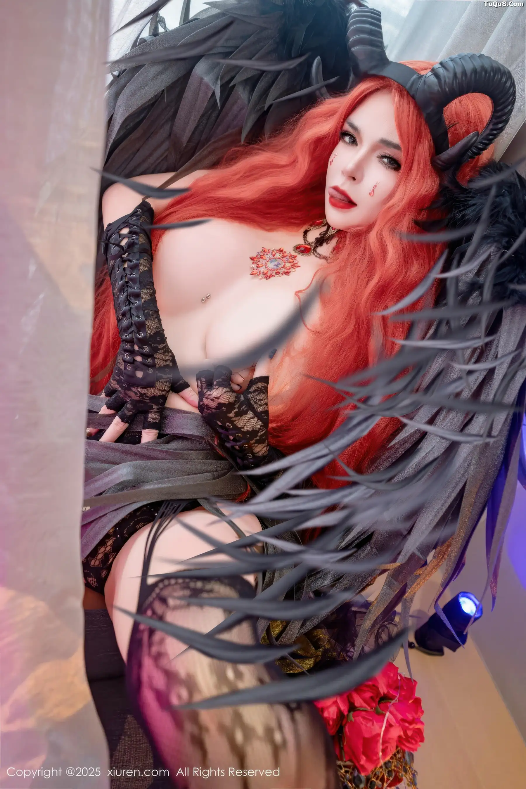 Xgyw.Org_[XiuRen秀人网]No.10994_模特伊丽莎有点白性感黑色蕾丝内衣配黑丝吊袜秀惹火身材诱惑写真66P