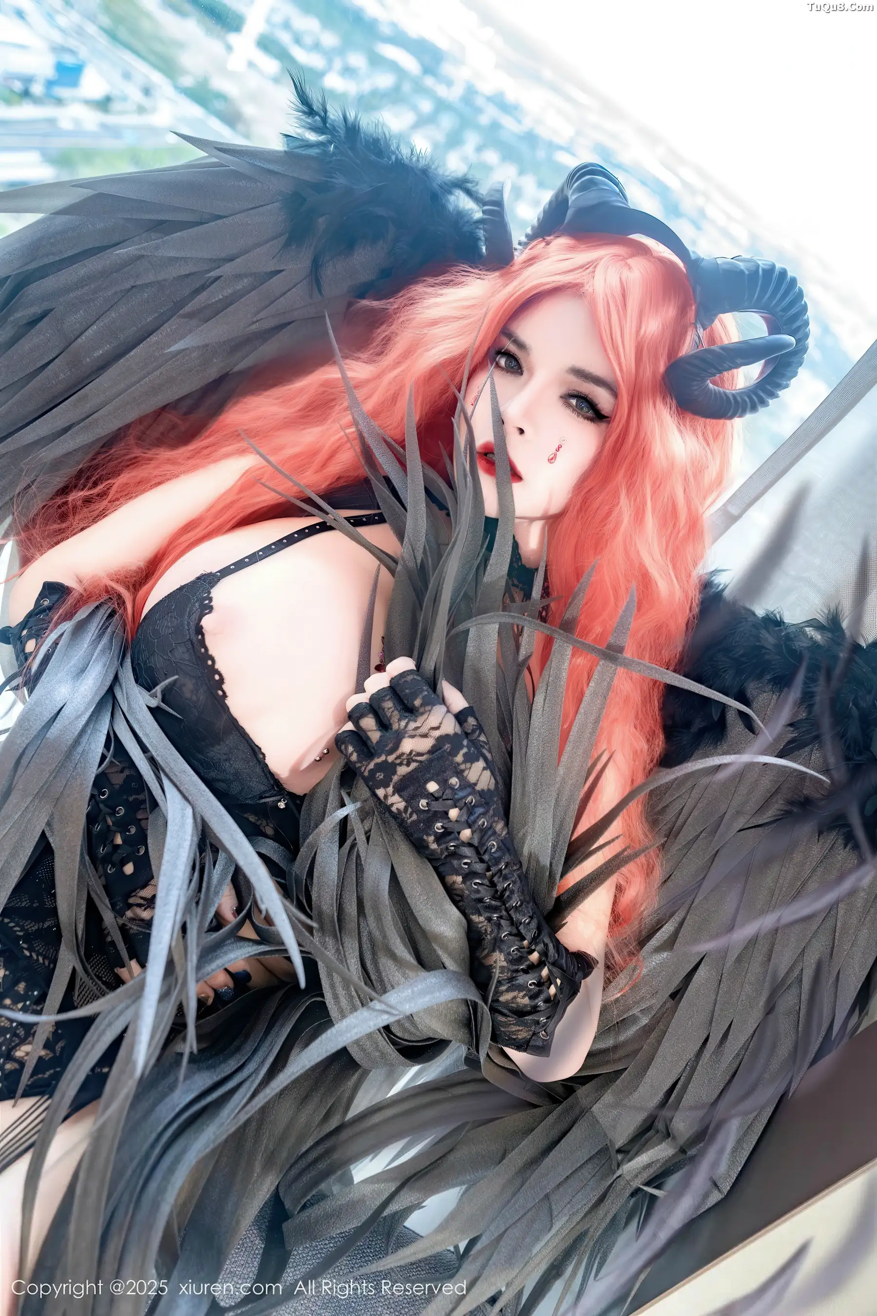 Xgyw.Org_[XiuRen秀人网]No.10994_模特伊丽莎有点白性感黑色蕾丝内衣配黑丝吊袜秀惹火身材诱惑写真66P