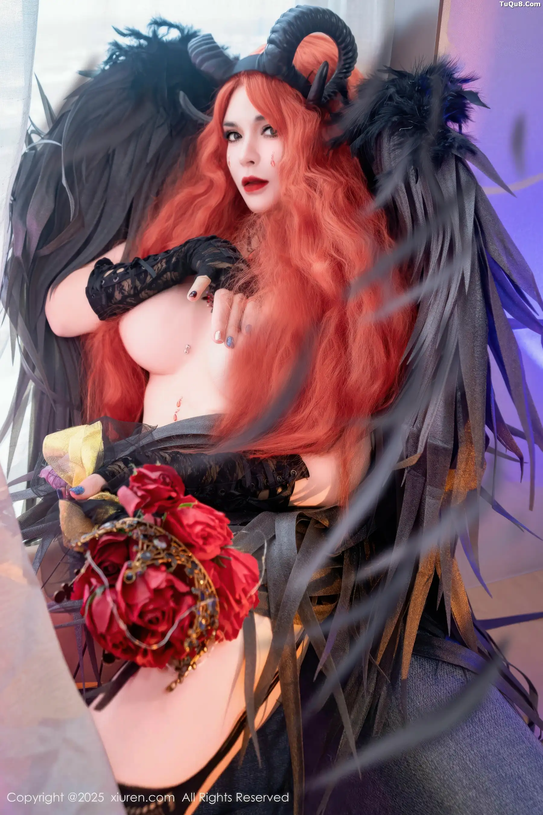 Xgyw.Org_[XiuRen秀人网]No.10994_模特伊丽莎有点白性感黑色蕾丝内衣配黑丝吊袜秀惹火身材诱惑写真66P