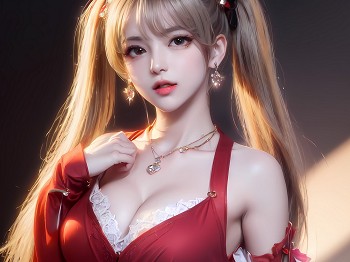 AI美图015期双马尾小姐姐主题靓丽迷人的双马尾小姐姐写真及下载24P