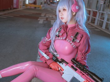 阳光美少女萌芽儿o0爱丽丝主题户外性感粉红连体衣紧身秀凹凸身材撩人诱惑写真108P